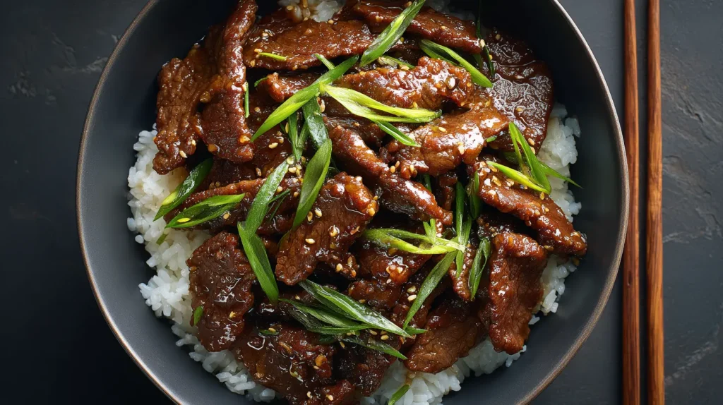 Mongolian Beef Recipe - Easy Weeknight Dinner at Home 9 Mongolian Beef Recipe