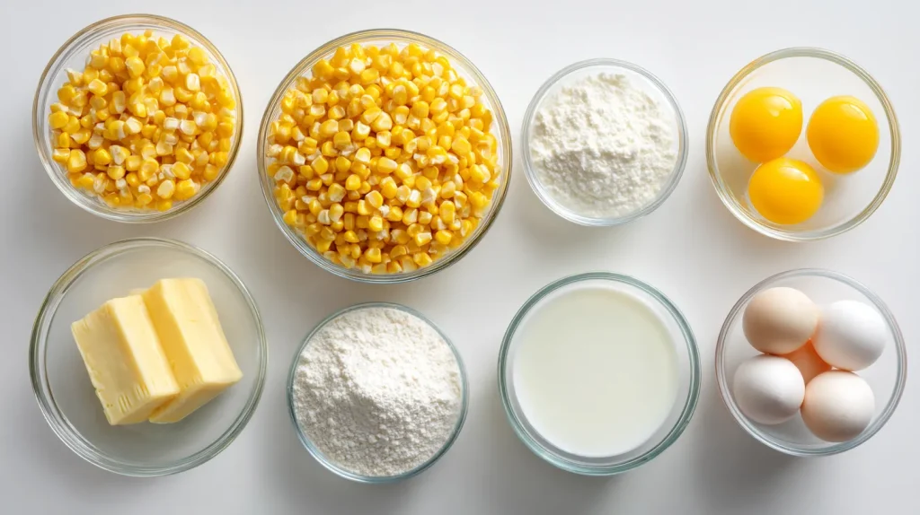Baked Corn Casserole - Easy Homemade Recipe 3 Baked Corn Casserole
