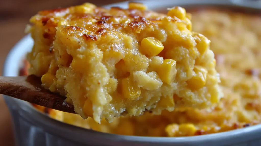 Baked Corn Casserole - Easy Homemade Recipe 2 Baked Corn Casserole
