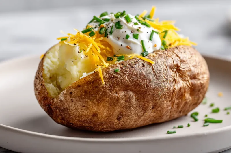 Baked Potatoes in the Oven Recipe - Perfect Crispy & Fluffy