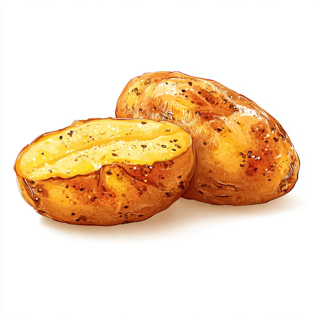 Twice Baked Potatoes - Creamy, Cheesy, and Perfectly Loaded 4 baked potatoes vector