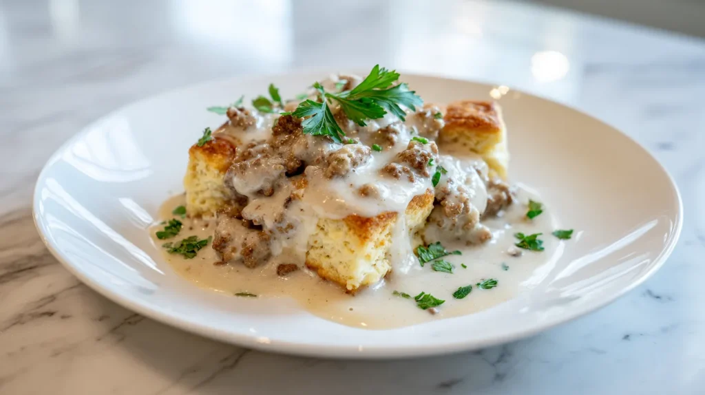 Biscuits and Gravy Breakfast Casserole – Easy Hearty Brunch 9 biscuits and gravy breakfast casserole
