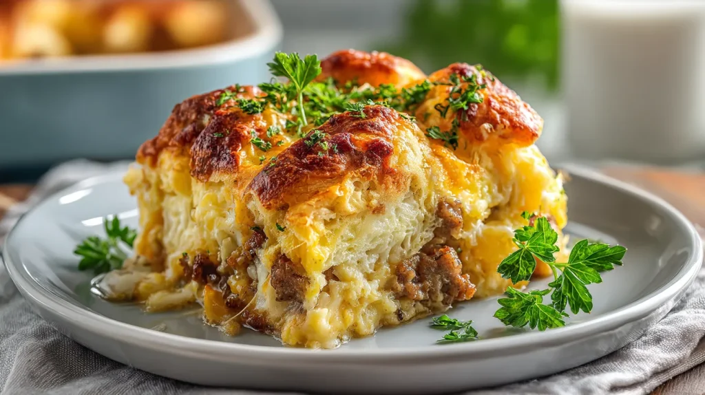 Breakfast Casserole with Crescent Rolls - Easy & Cheesy 10 breakfast casserole with crescent rolls