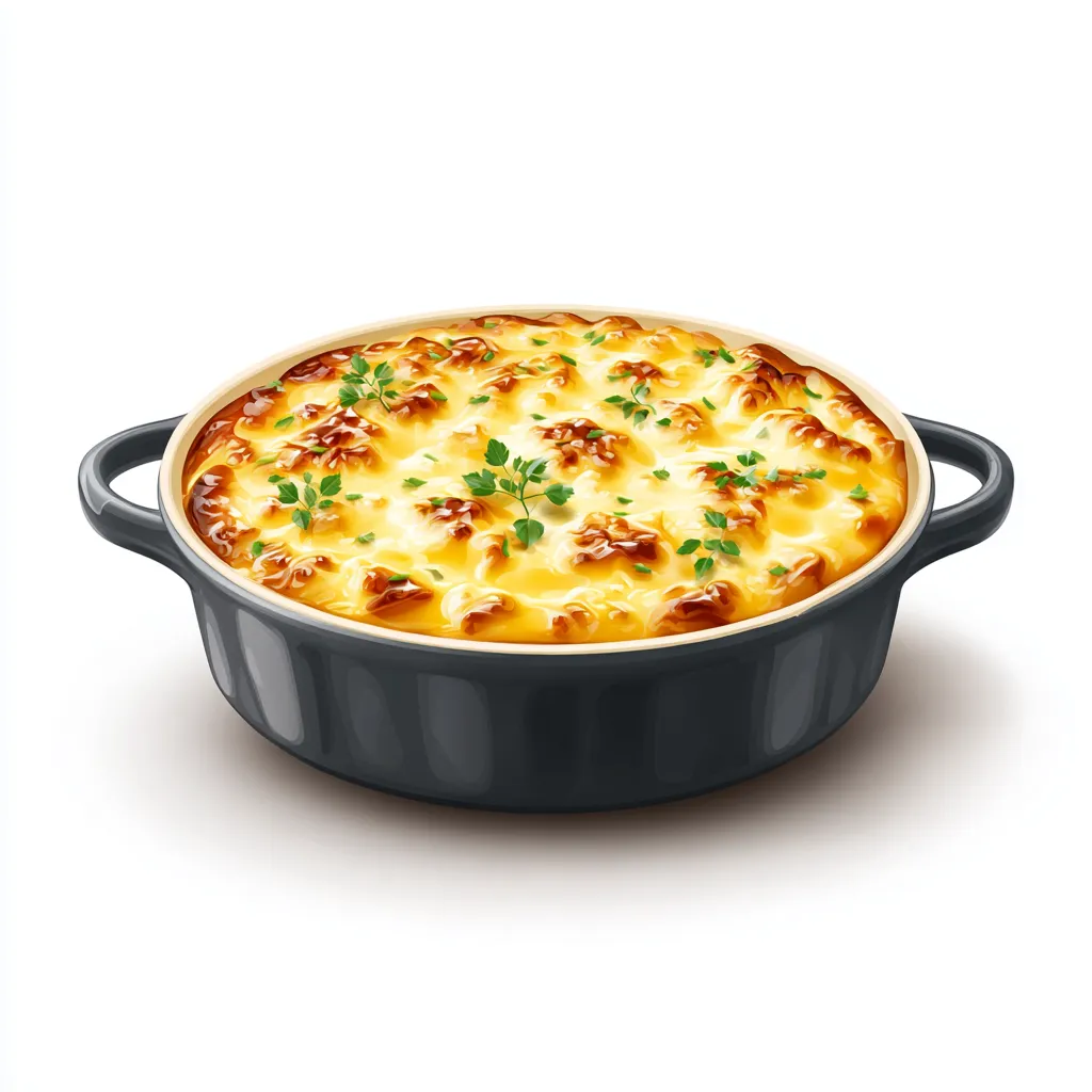 Hobo Casserole Ground Beef - Hearty Comfort Family Dinner 4 casserole vector 2