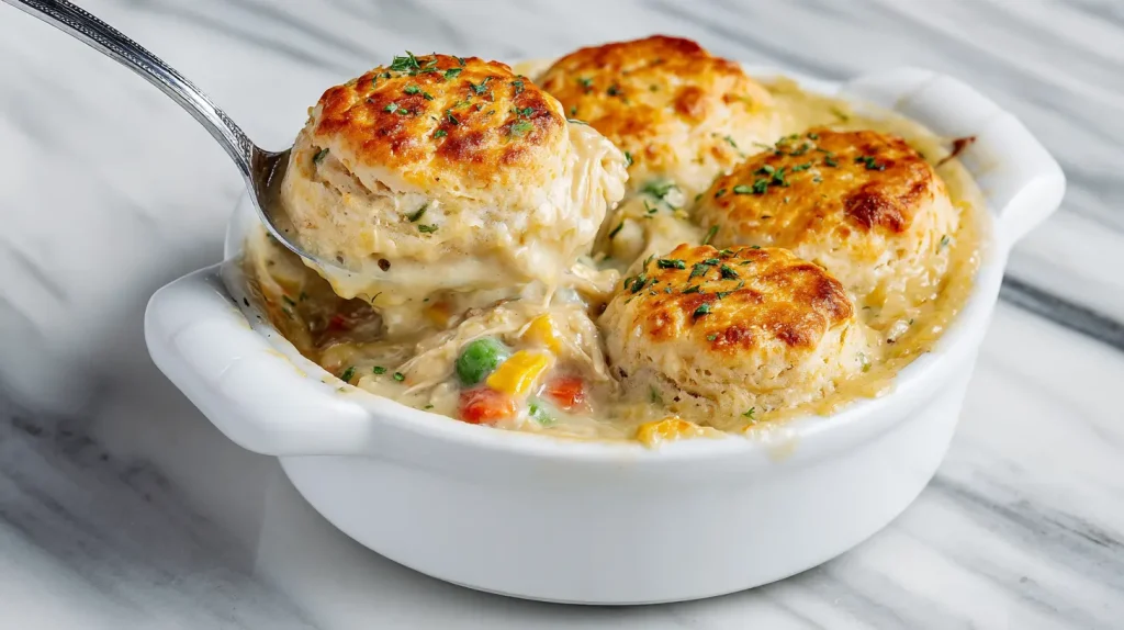 Cheddar Bay Biscuit Chicken Pot Pie Recipe - Comfort Food 9 Cheddar Bay Biscuit Chicken Pot Pie