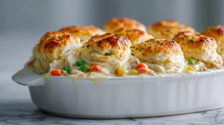 Cheddar Bay Biscuit Chicken Pot Pie