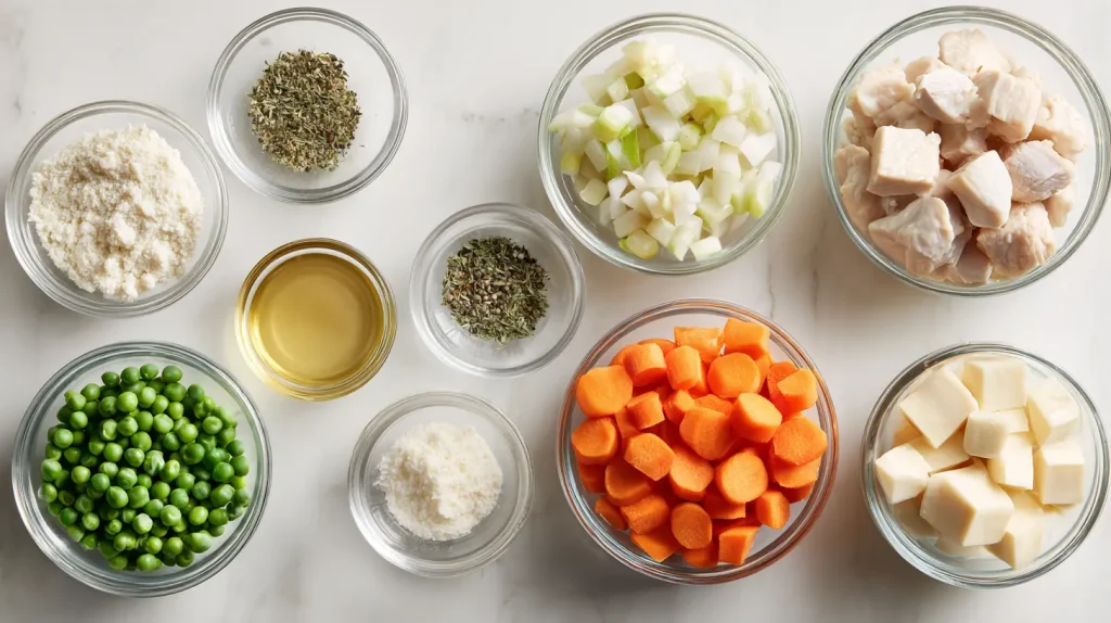 Chicken Pot Pie Filling Recipe - Easy, Creamy & Savory 3 Chicken Pot Pie Filling