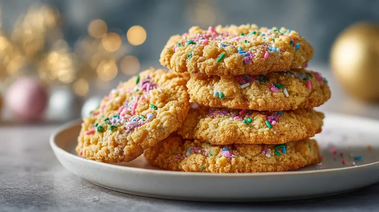 Christmas Crumble Cookies