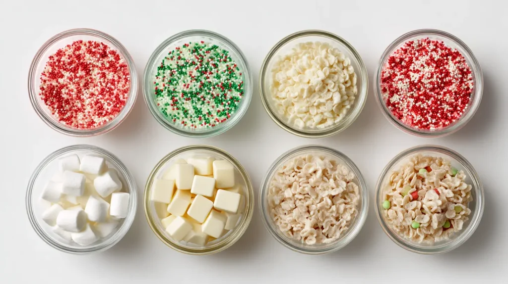 Christmas Rice Krispie Treats - Festive Holidays Recipe 3 Christmas Rice Krispie Treats