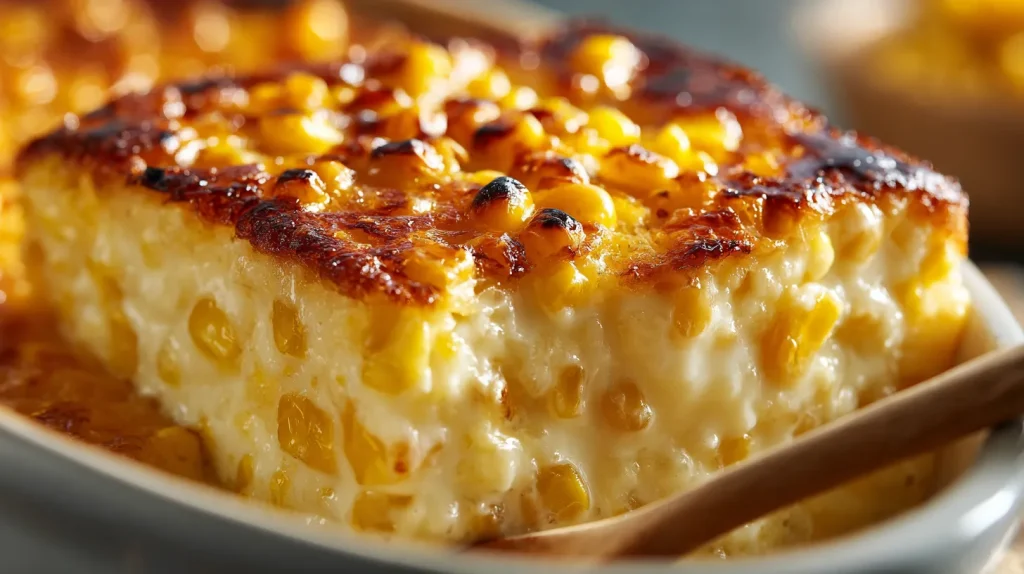 Cream Cheese Corn Casserole Recipe - Cheesy Corn Side Dish 2 Cream Cheese Corn Casserole