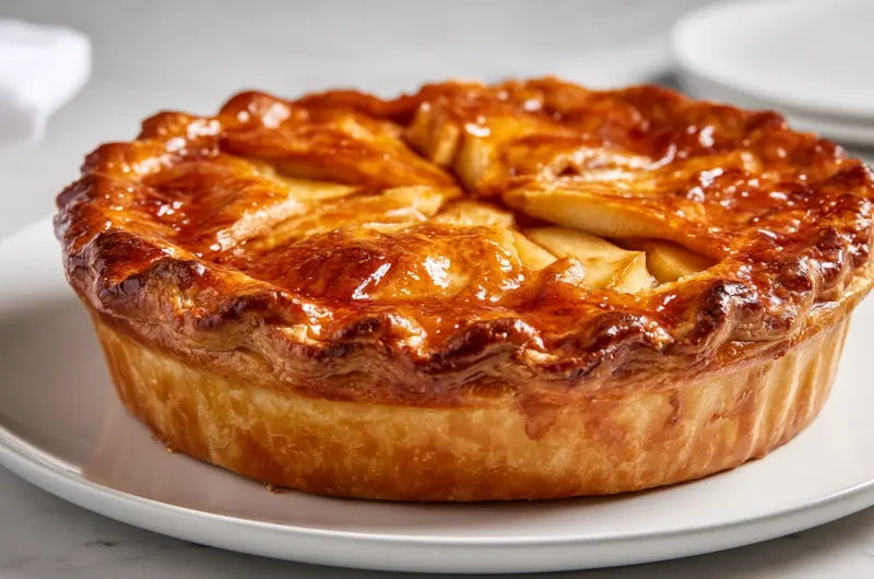 French Apple Pie Recipe - Crumb Topping And Rich Flavor