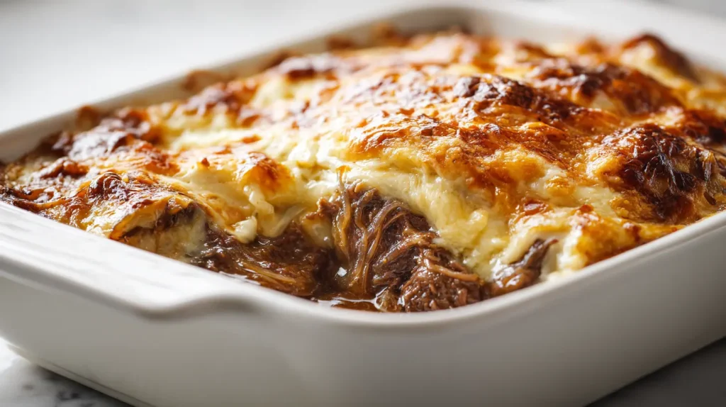 French Onion Beef Casserole Recipe - Easy Weeknight Dinner 10 French Onion Beef Casserole