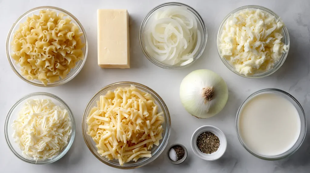 French Onion Mac and Cheese Recipe - Creamy Comfort Food 3 French Onion Mac and Cheese