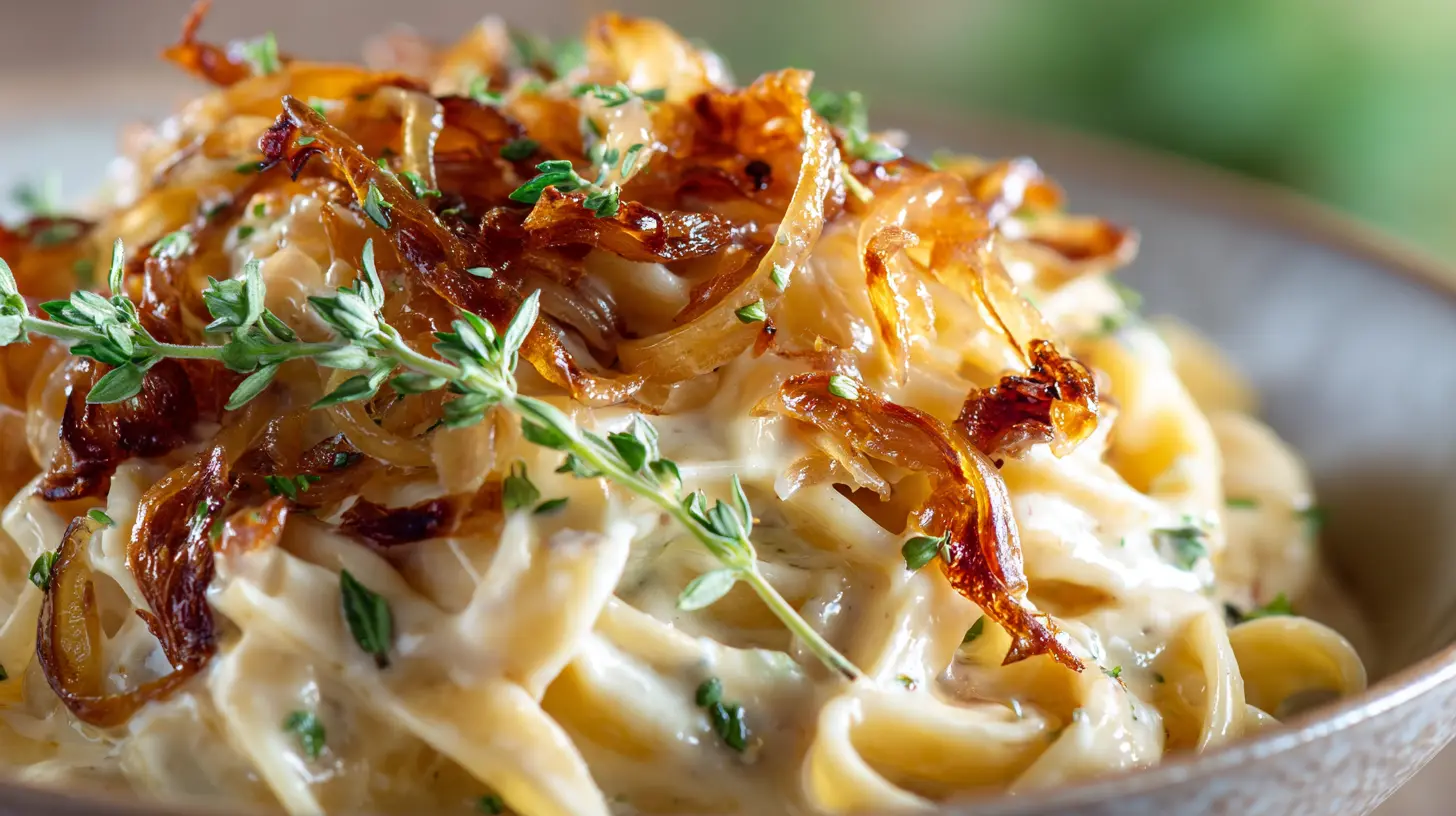 French Onion Pasta