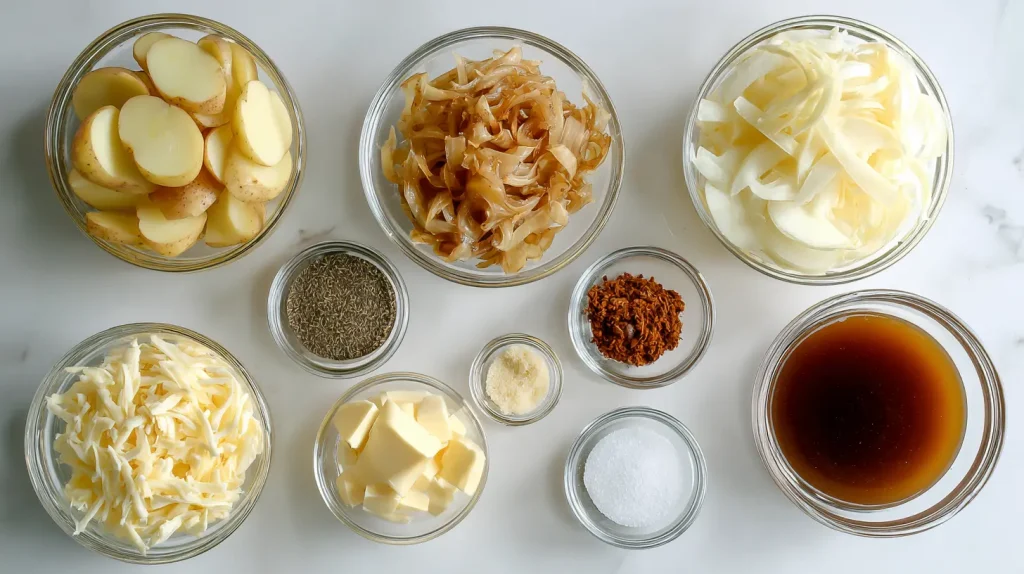 French Onion Potatoes - Easy, Cheesy, Homemade Potato Side 3 French Onion Potatoes