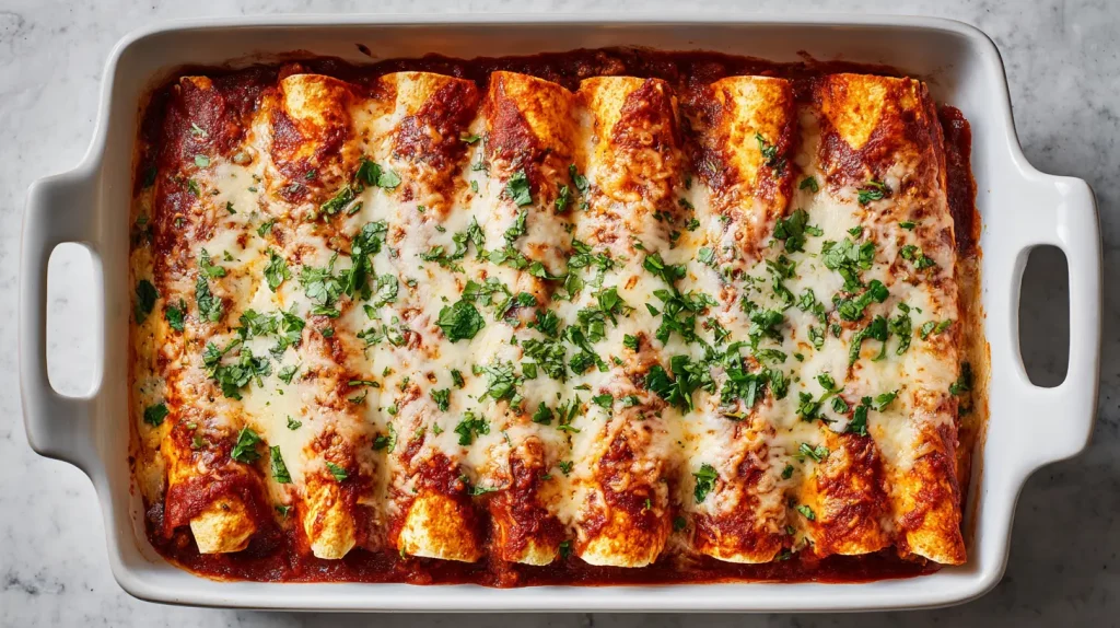 Ground Beef Enchiladas Recipe - Rich Red Sauce Flavour 11 Ground Beef Enchiladas