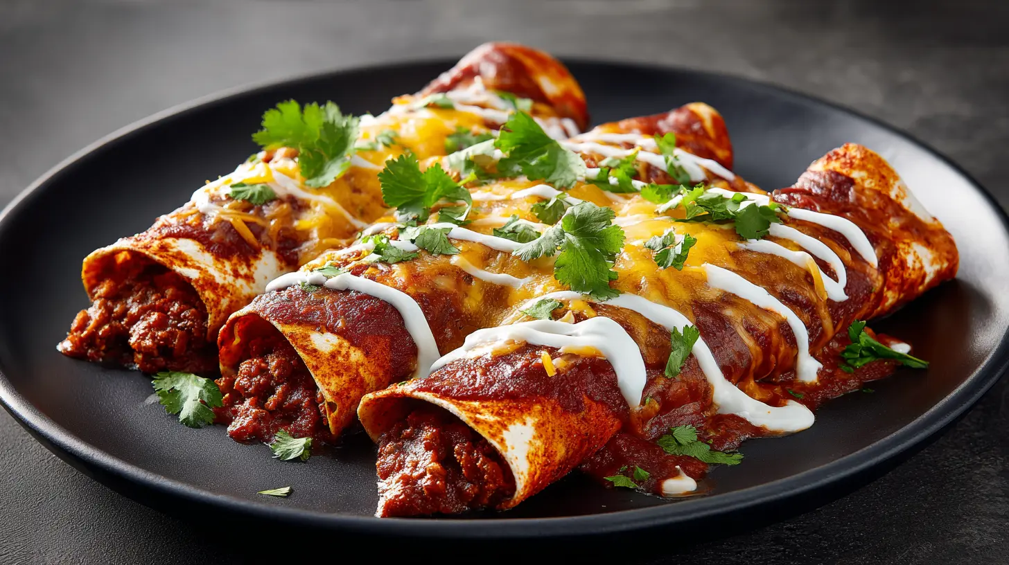 Ground Beef Enchiladas