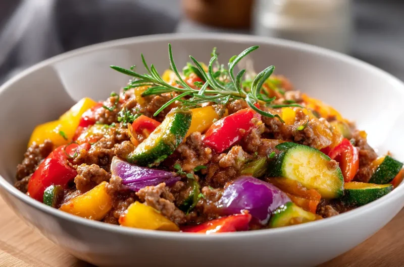 Keto Ground Beef Recipe - Easy Low Carb Meal for Dinner