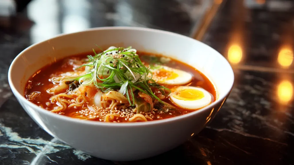 Kimchi Ramen Recipe - Rich Spicy Korean Flavors 9 Kimchi Ramen