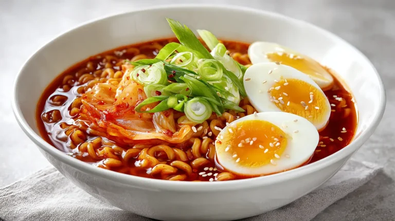 Kimchi Ramen Recipe – Rich Spicy Korean Flavors