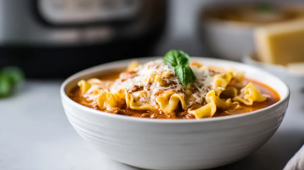 Lasagna Soup Instant Pot - Easy Weeknight Dinner Recipe 11 Lasagna Soup Instant Pot