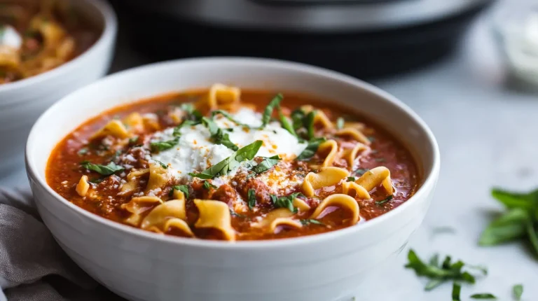 Lasagna Soup Instant Pot