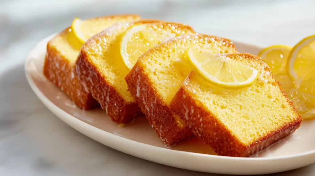 Lemon Pound Cake with Glaze