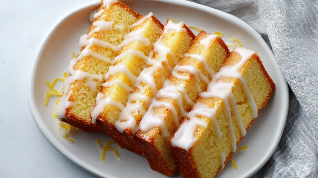 Lemon Pound Cake with Glaze