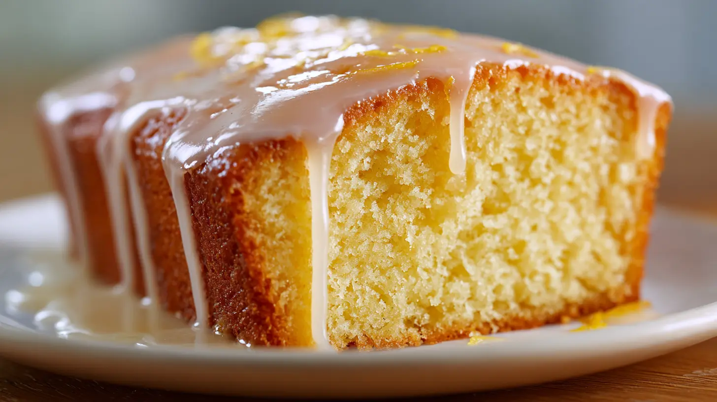 Lemon Pound Cake with Glaze