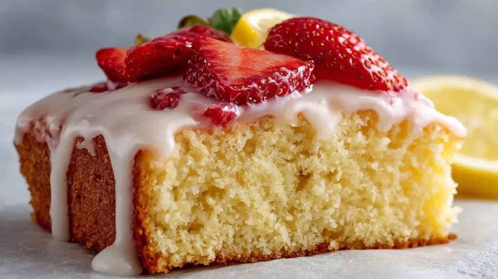 Lemon Strawberry Cake - Fresh, Fruity, and Perfectly Layered 12 Lemon Strawberry Cake