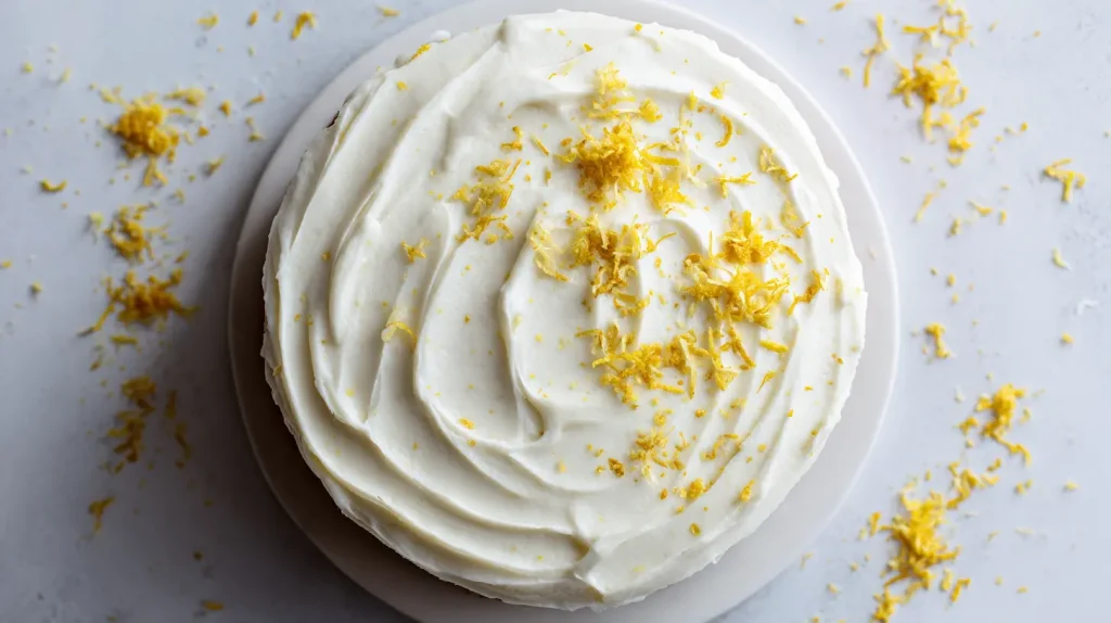 Lemon Velvet Cake Recipe - Moist Cream Cheese Frosting 13 Lemon Velvet Cake