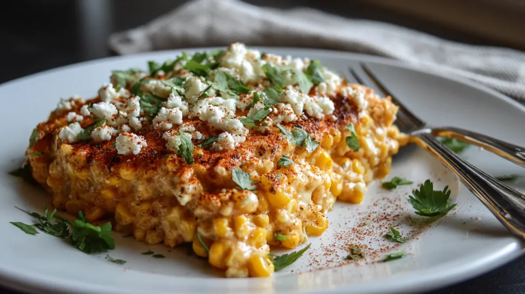 Mexican Street Corn Casserole - Easy, Creamy and Cheesy 9 mexican street corn casserole