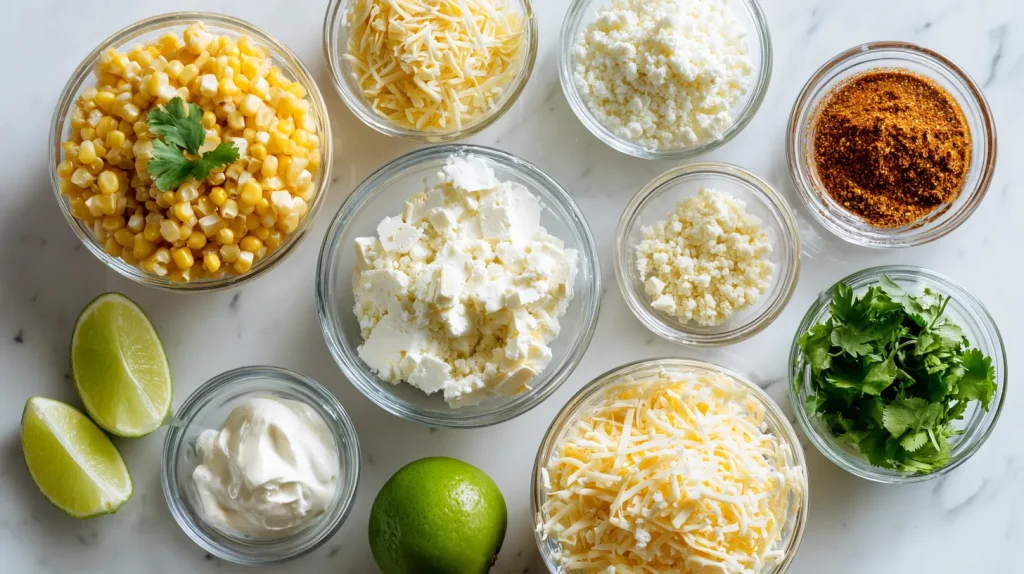 Mexican Street Corn Casserole - Easy, Creamy and Cheesy 3 mexican street corn casserole