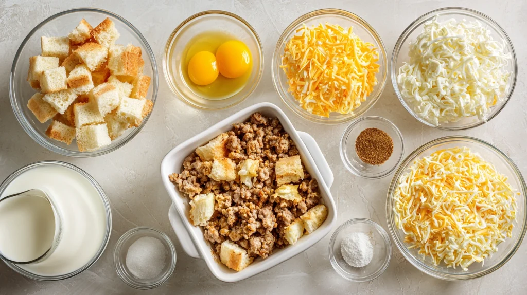 Overnight Breakfast Casserole - Easy Morning Recipe 3 overnight breakfast casserole