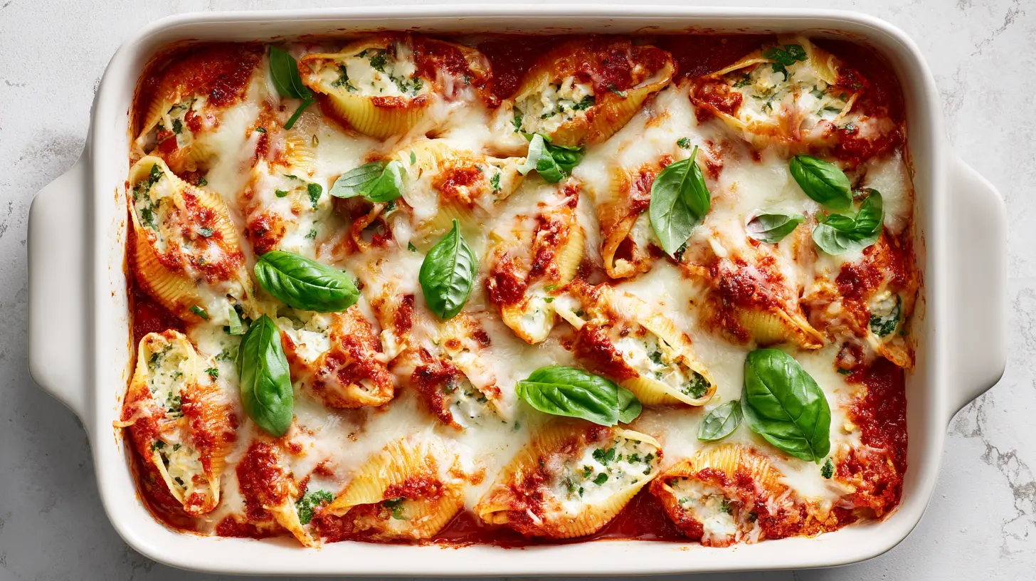 Ricotta Stuffed Shells - Easy Weeknight Italian Dinner