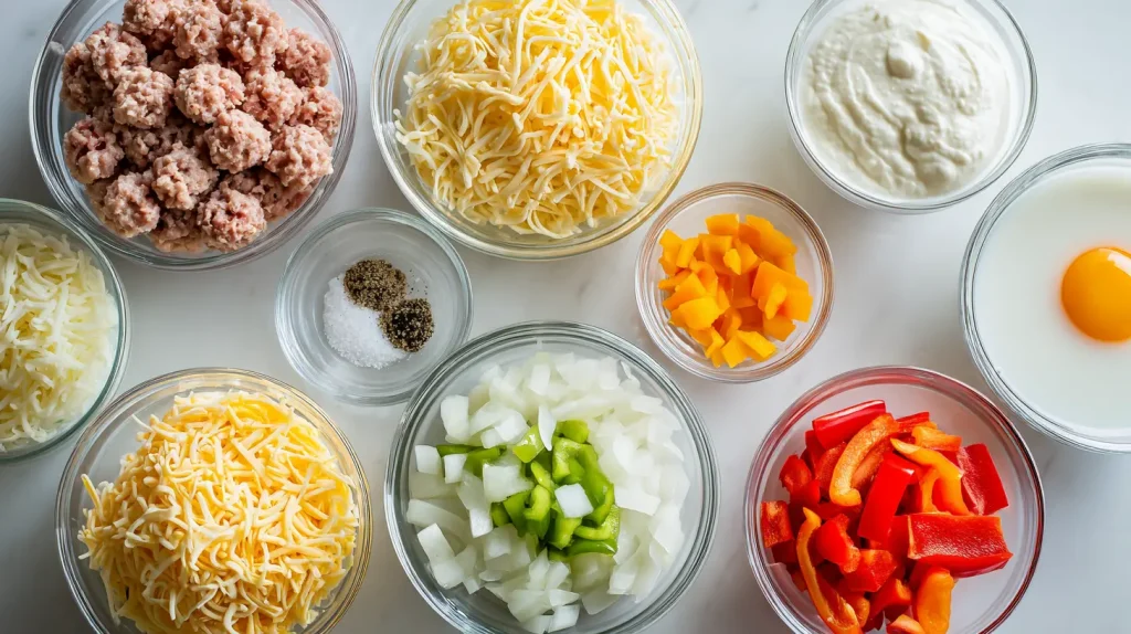 Sausage Breakfast Casserole Recipe - Easy Morning Meal 3 sausage breakfast casserole