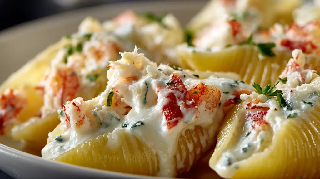Seafood Stuffed Shells Recipe - Easy Family Dinner 2 Seafood Stuffed Shells