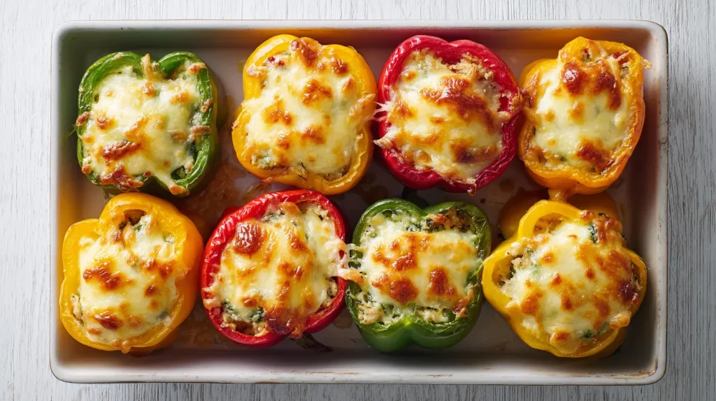 Stuffed Bell Peppers Ground Beef