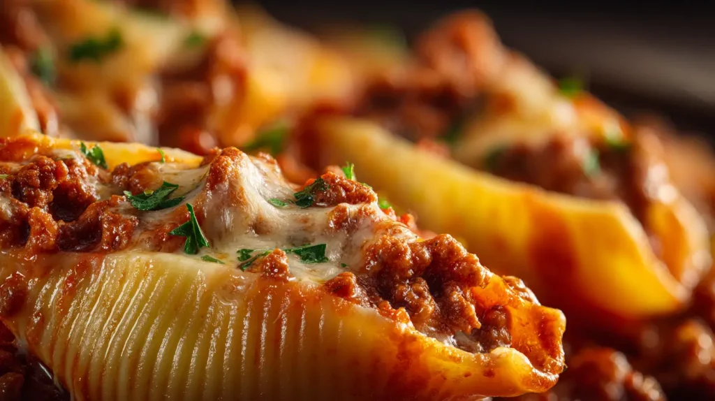 Stuffed Shells With Ground Beef Recipe - Quick and Easy 2 Stuffed Shells With Ground Beef