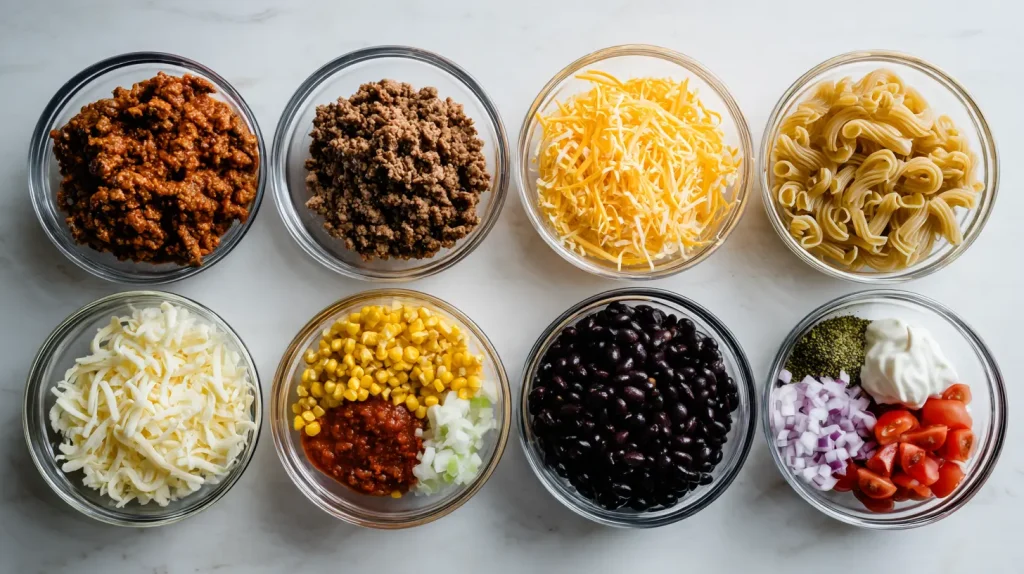 Taco Pasta Recipe - Easy Cheesy Dinner Everyone Loves 3 Taco Pasta