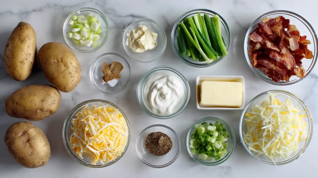 Twice Baked Potatoes - Creamy, Cheesy, and Perfectly Loaded 3 Twice Baked Potatoes