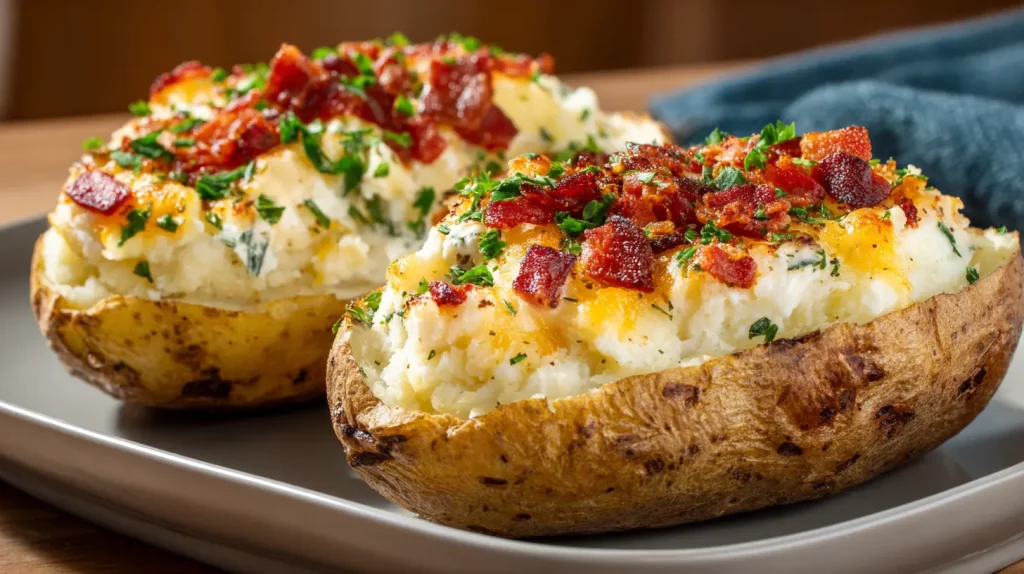 Twice Baked Potatoes - Creamy, Cheesy, and Perfectly Loaded 10 Twice Baked Potatoes