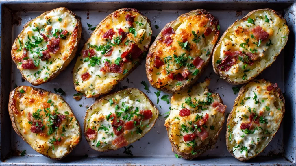 Twice Baked Potatoes - Creamy, Cheesy, and Perfectly Loaded 11 Twice Baked Potatoes