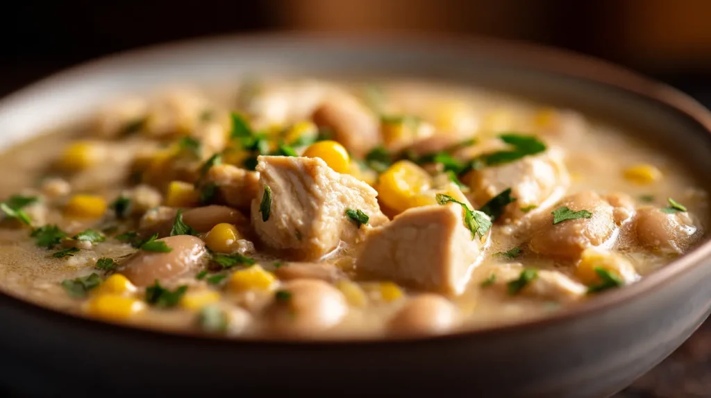 White Chicken Chili Slow Cooker Recipe - Easy & Creamy 2 white chicken chili slow cooker