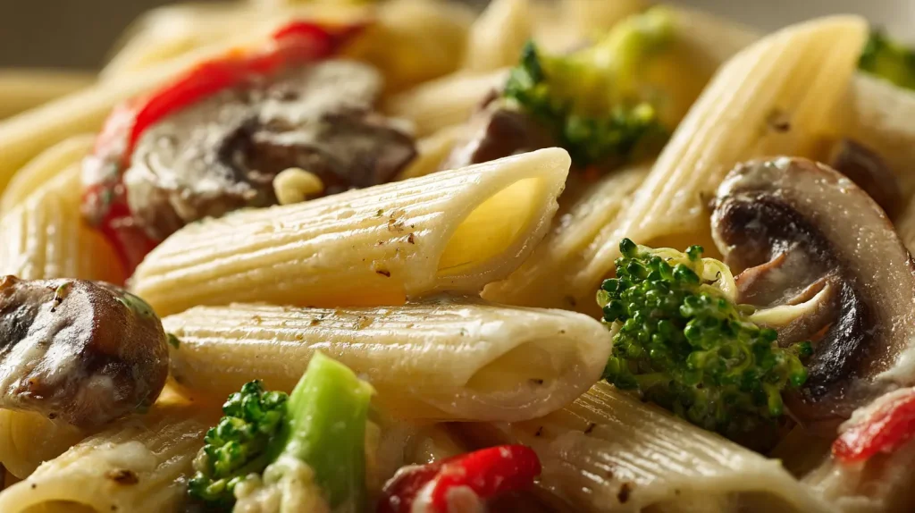 White Sauce Pasta Recipe - Creamy Homemade Garlic Sauce 2 White Sauce Pasta