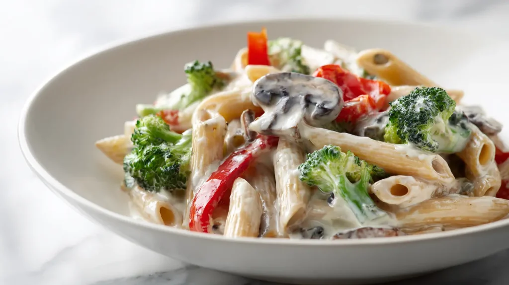 White Sauce Pasta Recipe - Creamy Homemade Garlic Sauce 11 White Sauce Pasta