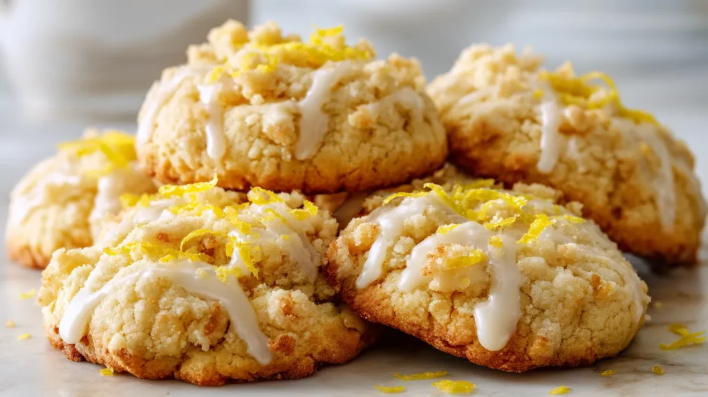 Best Lemon Crumble Cookies - Easy & Homemade 2 Lemon crumble cookies
