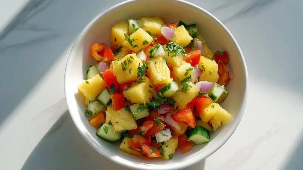 Pineapple Salsa - Fresh & Easy Tropical Salsa 8 Pineapple salsa