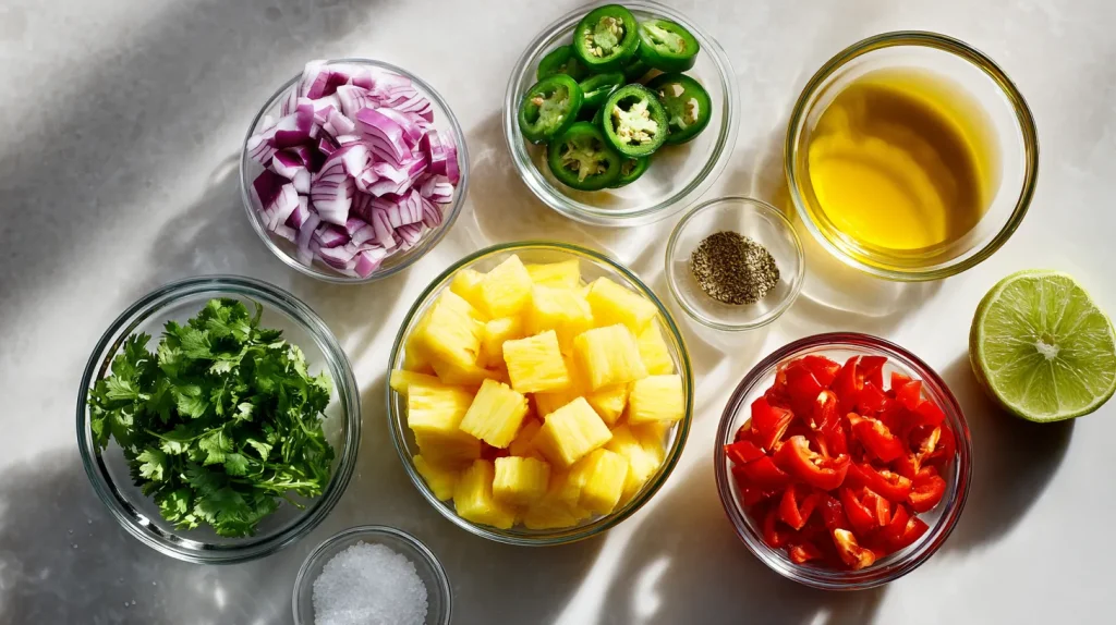 Pineapple Salsa - Fresh & Easy Tropical Salsa 3 Pineapple salsa