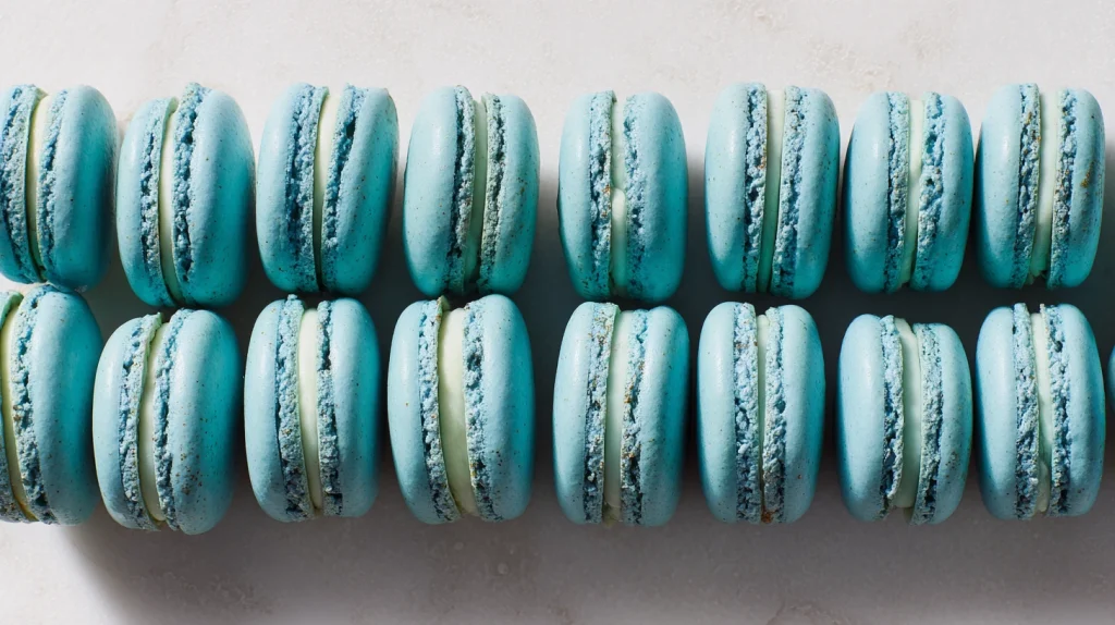 Elegant Blue Macarons Recipe - Easy Expert Baking Tips 13 Blue Macarons